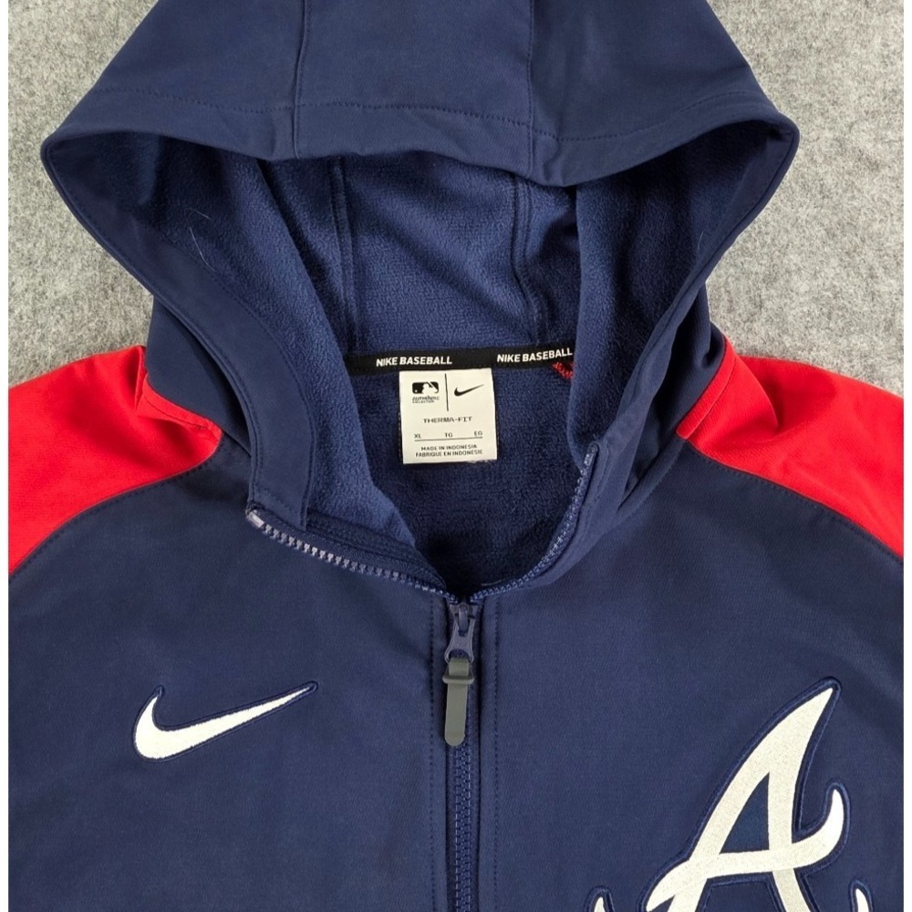Nike MLB Atlanta Braves Authentic Collection Dugout Jacket Men XL - Picture 4 of 10